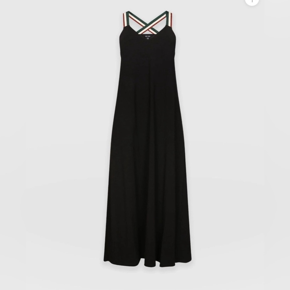 Saint + Sofia Sunset Organic Cotton Cross Strap Dress NWT